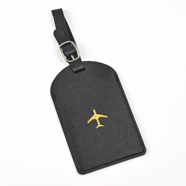 Passport Holder Cover Luggage Tag PU Leather Card For Women Men Travel - Image 2