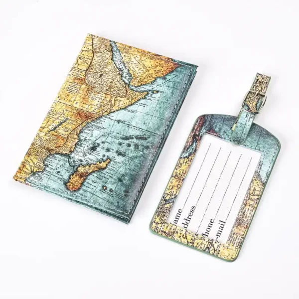 Galaxy Print Passport Case With Luggage Tag - Image 2