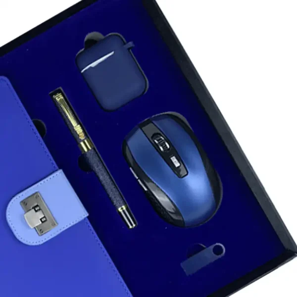 Souvenir Office Gifts set Notebook with Pen Bluetooth Headset Mouse USB - Image 5