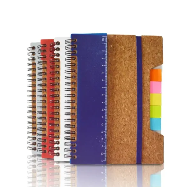 Office Stationery Spiral Recyled Notebook with Sticky notes